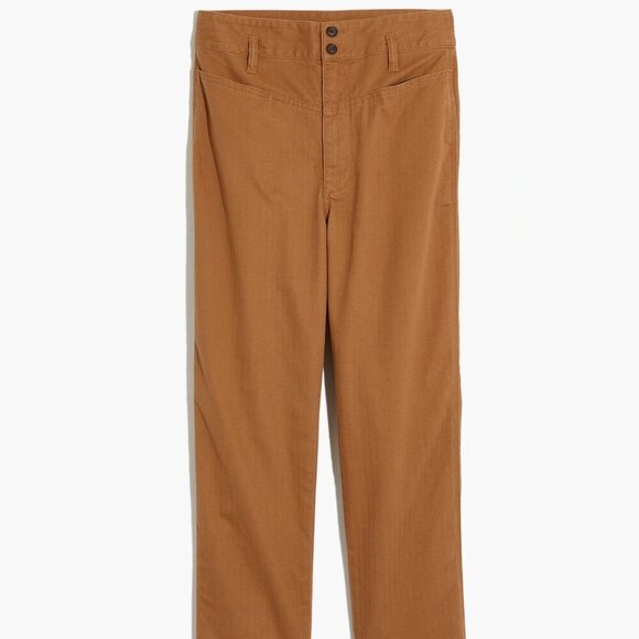 Madewell | Tapered Pants: Pieced Yoke Edition Straight Leg in Size 25 - Picture 1 of 10